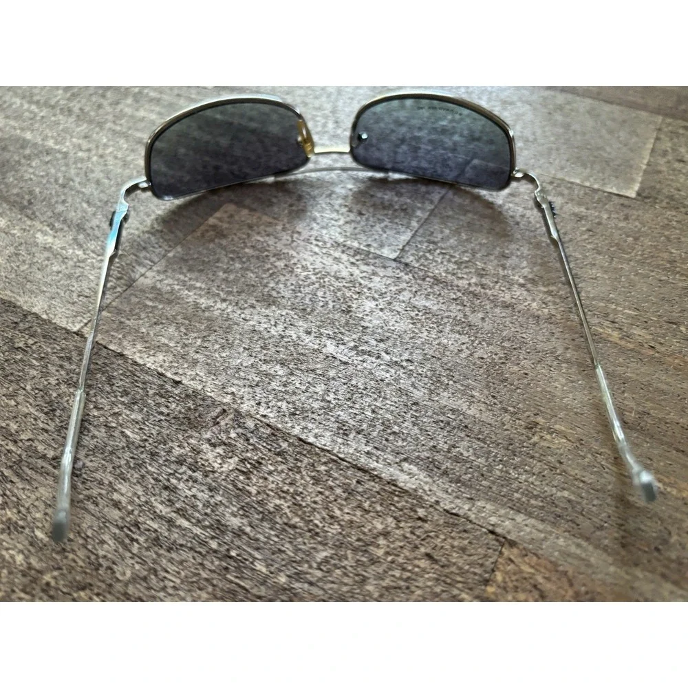 Vintage B&L Ray-Ban USA Aviator Sunglasses Silver Square Lens w/case Rare VTG OG